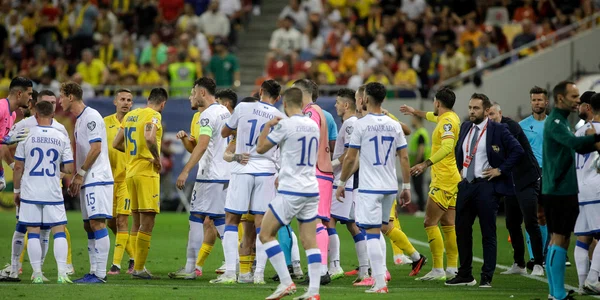 Incidente la meciul de fotbal dintre Romania si Kosovo din preliminariile campionatului European 2024 FOTO Inquam Photos George Calin (6) jpg