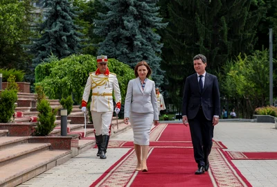 Nicusor Dan Maia Sandu MOLDOVA VIZITA OFICIALA DAN SANDU 02Foto INQUAM Photos (4) jpg