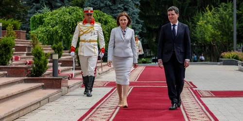 Nicusor Dan  Maia Sandu  MOLDOVA VIZITA OFICIALA DAN SANDU 02Foto INQUAM Photos  (4) jpg