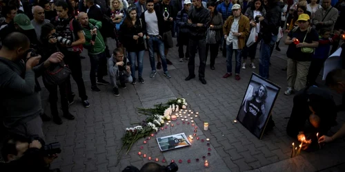 Doliu in Ruse pentru jurnalista Viktoria Marinova FOTO EPA-EFE