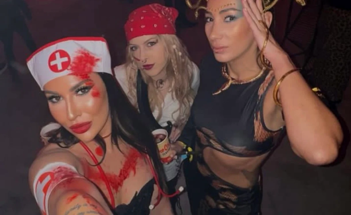 Sarah Prodan, la o petrecere de Halloween foto: Instagram 