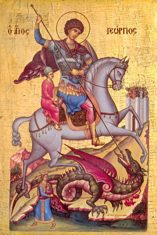 Sfântul Gheorghe este celebrat în 23 aprilie