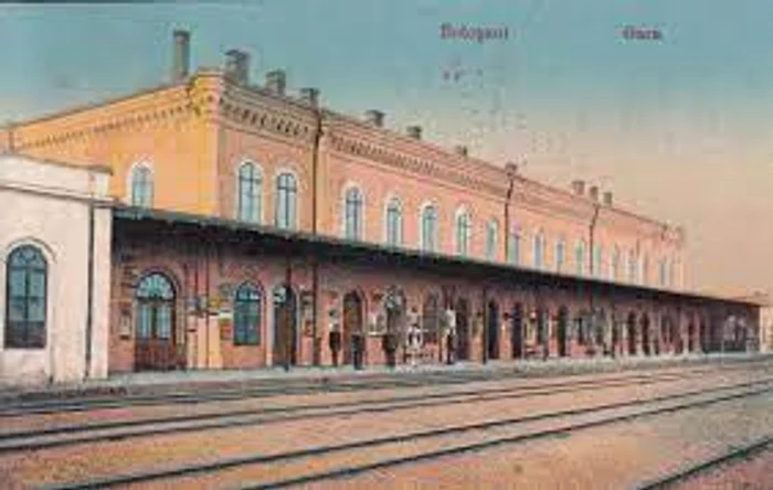 Gara din Botoșani / foto: Facebook