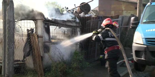 Incendiu strada Lemnelor Sibiu