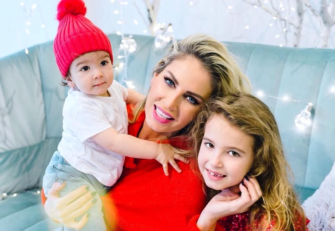 Andreea Bănică, alături de Sofia și de Noah Andreifoto: arhiva personală
