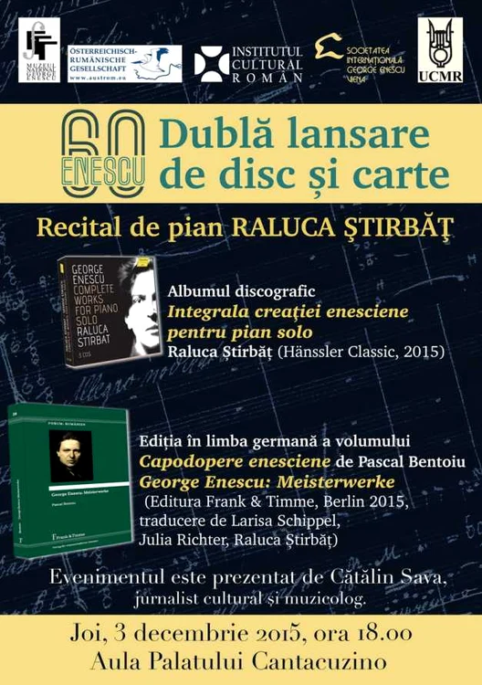 afis enescu pian solo
