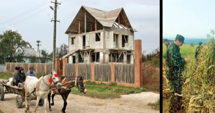 Casa familiei Obreja, la care ar fi lucrat militarii din subordinea comandantului
