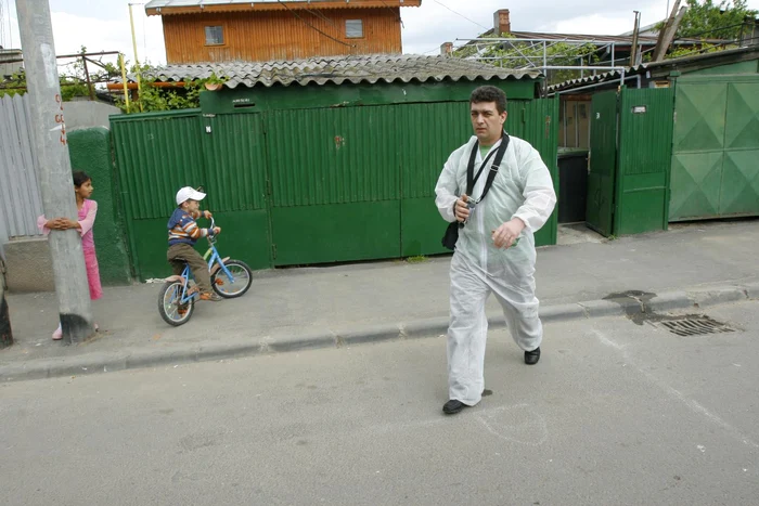 Criminaliştii s-au deplasat la locul incidentului 
