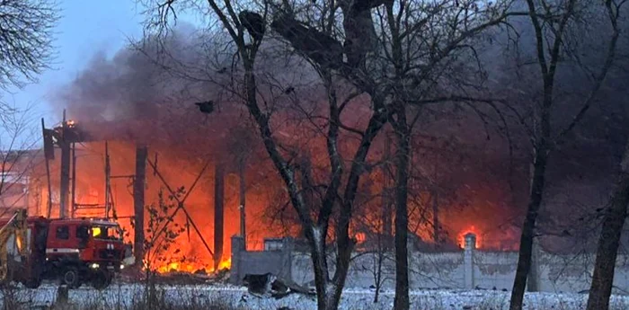 Rusia și-a intensificat de la sfârșitul anului bombardamentele asupra Ucrainei FOTO EPA-EFE