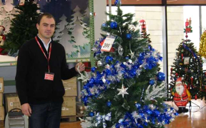 Angajaţii din magazine susţin că brazii artificiali se vând foarte bine