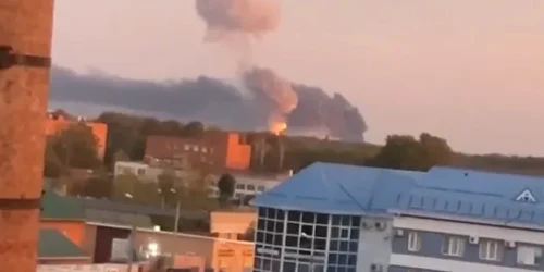 Consecințele atacului ucrainean împotriva aerodromului militar Khanskaya Foto Captură Video Telegram   Andrii Kovalenko jfif