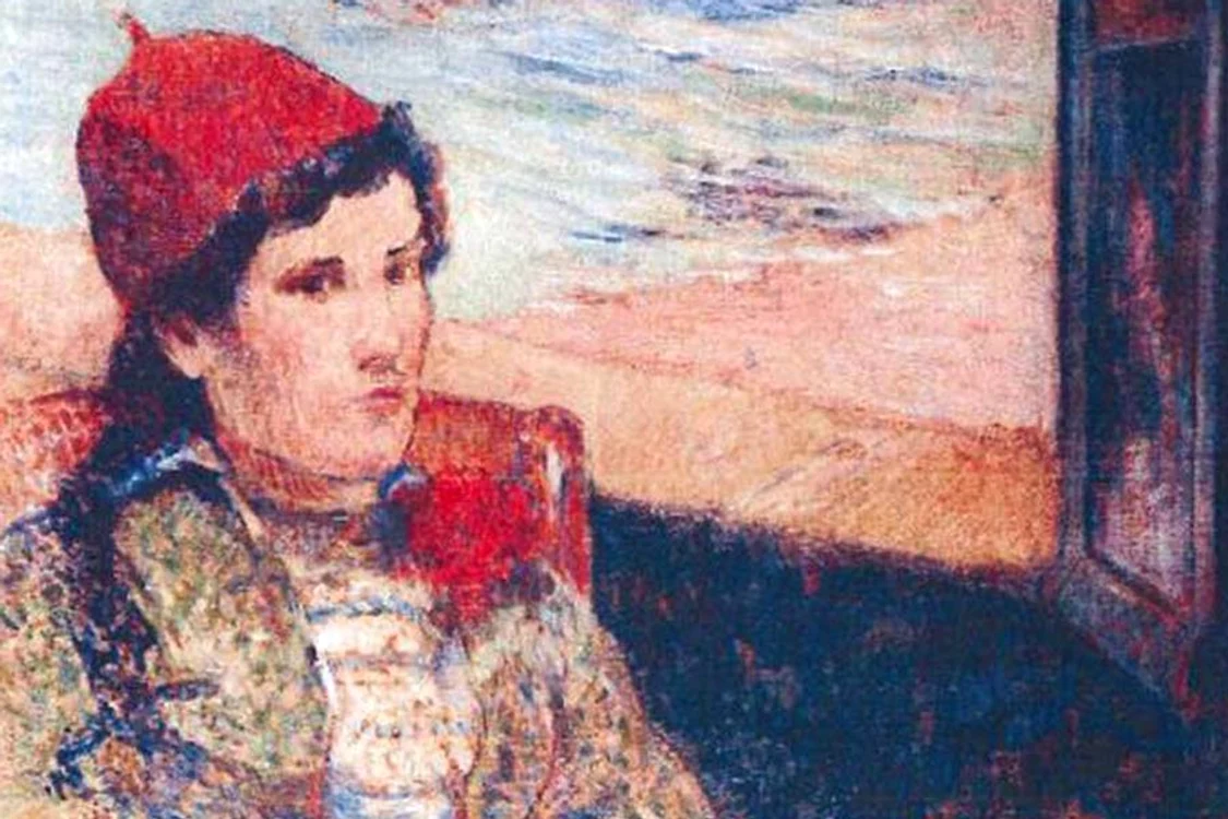 Femeie în faţa unei  ferestre deschise,  zisă Logodnica