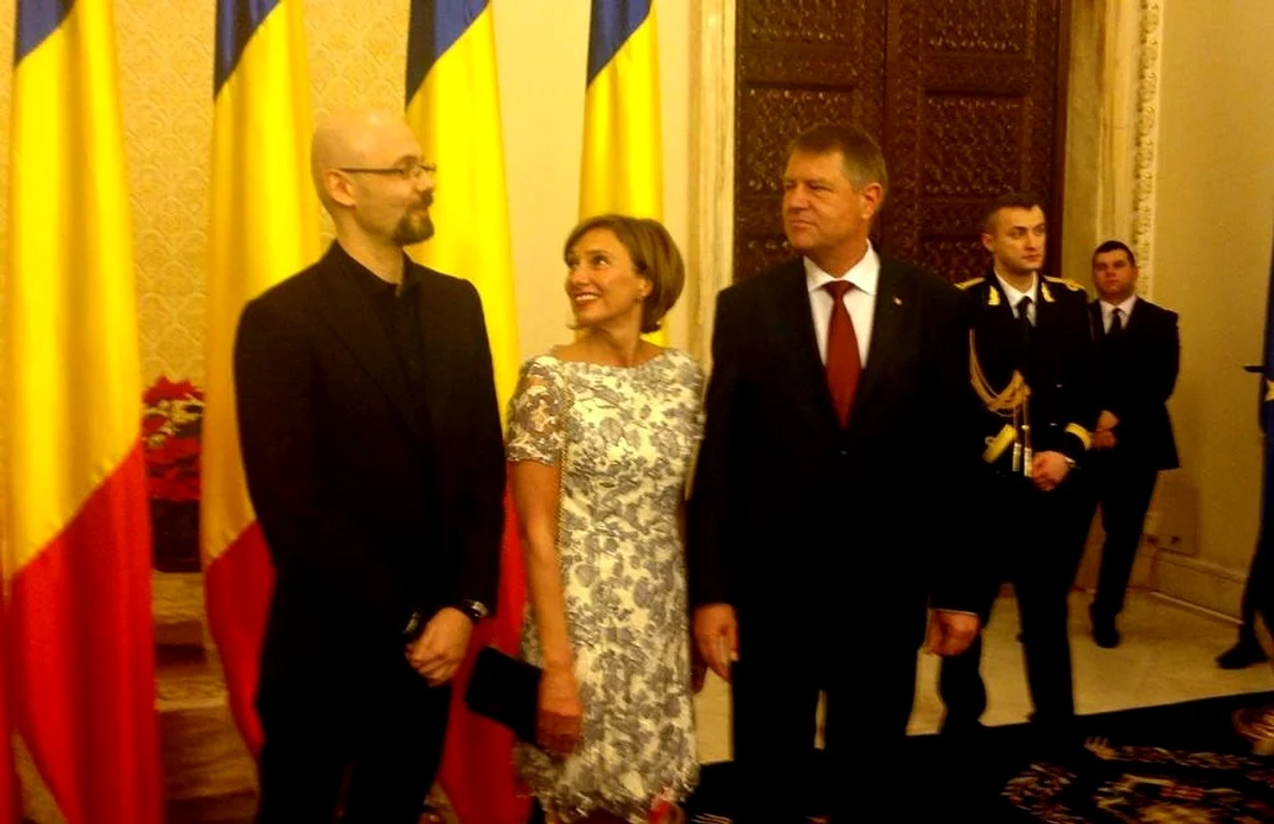 Ioan, alături de cuplul prezidențial la învestirea în funcție a lui Klaus Iohannis