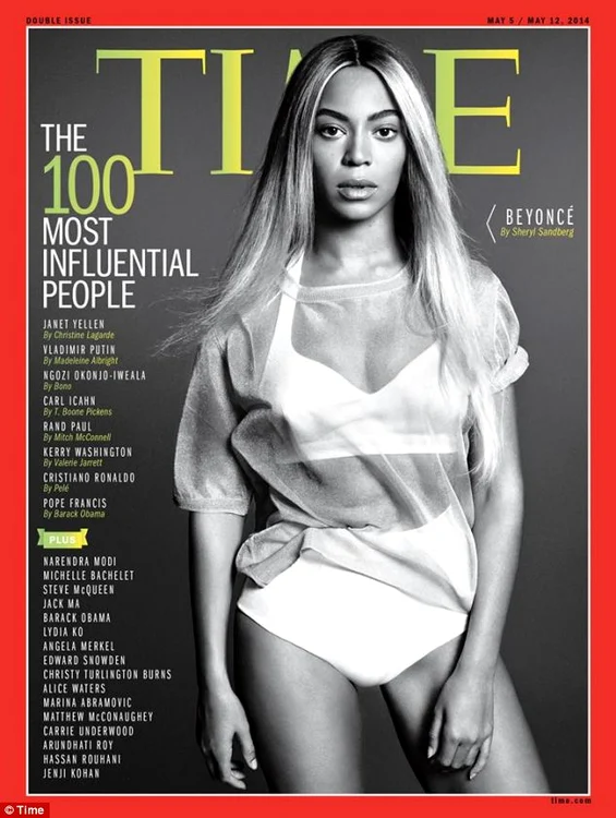 
    Beyoncé, pe coperta revistei Time  