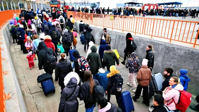 Mii de refugiați ucraineni au sosit în România Sursă foto: Profimedia
