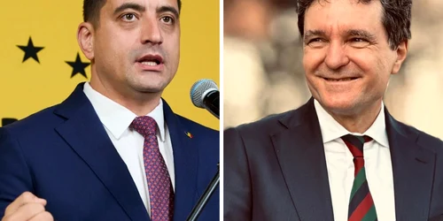 george simion vs nicusor dan   foto FB colaj jpg
