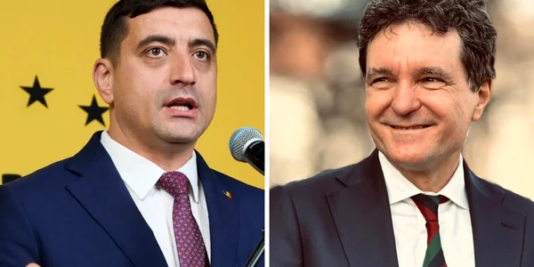 george simion vs nicusor dan   foto FB colaj jpg