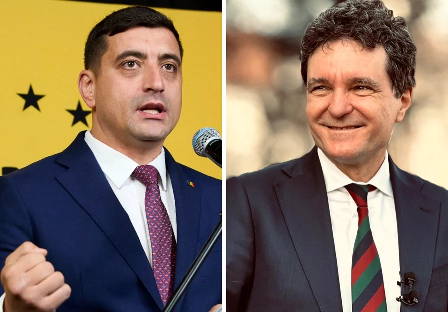 George Simion și Nicușor Dan FOTO: Colaj, Adevărul