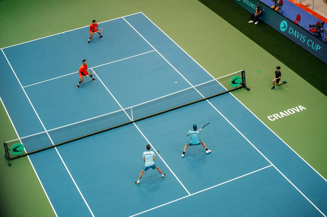 România a fost egalată de China în Cupa Davis Foto: Federația Română de Tenis/Facebook