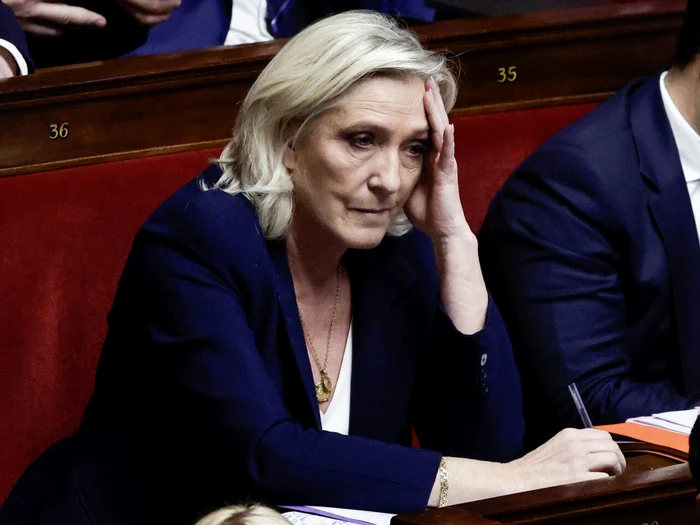 Marine Le Pen, lidera extremei drepte franceze/FOTO:X/@YourAnonCentral