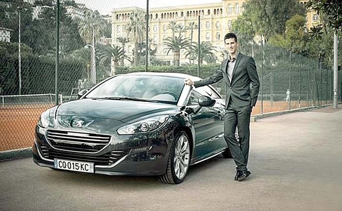 Djokovic a devenit imaginea Peugeot la începutul anului