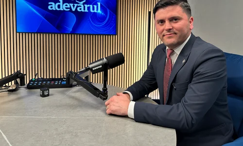 Adrian Cozma vicepreședintele Camerei Deputaților la Interivurile Adevărul FOTO: Cătălin Mănescu IMG 7575 jpeg