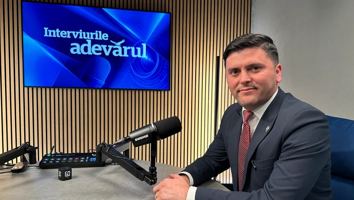 Adrian Cozma vicepreședintele Camerei Deputaților la Interivurile Adevărul FOTO: Cătălin Mănescu IMG 7575 jpeg