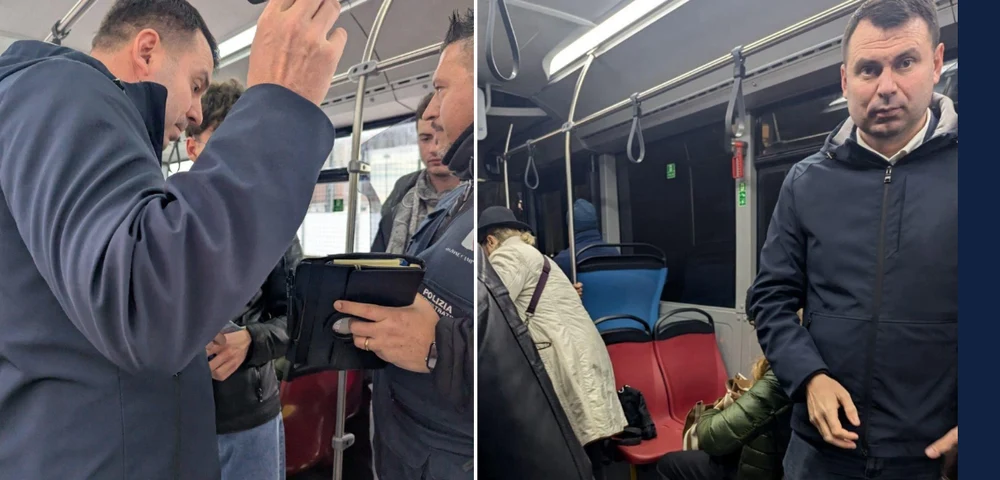 Omul lui George Simion, dat jos din autobuz la Napoli după ce ar fi refuzat să plătească biletul și a invocat imunitatea parlamentară