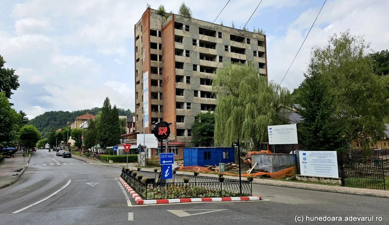 Orașul Uricani din Hunedoara / foto: Adevarul