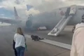 avion denver incendiu pista captura video jpg