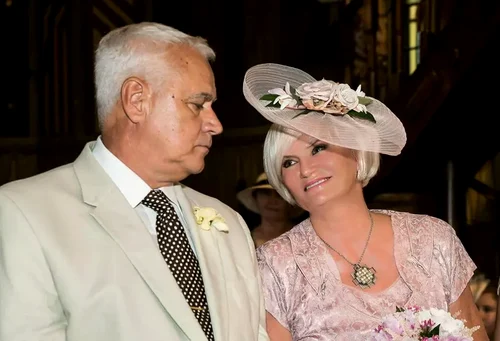 Monica Tatoiu și soțul său 