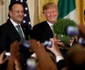 President Trump Participates In Shamrock Bowl Presentation By Irish PM jpeg