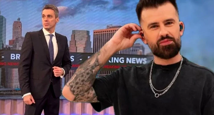 Mircea Badea îl pune la punct pe Florin Ristei / foto: colaj Click!