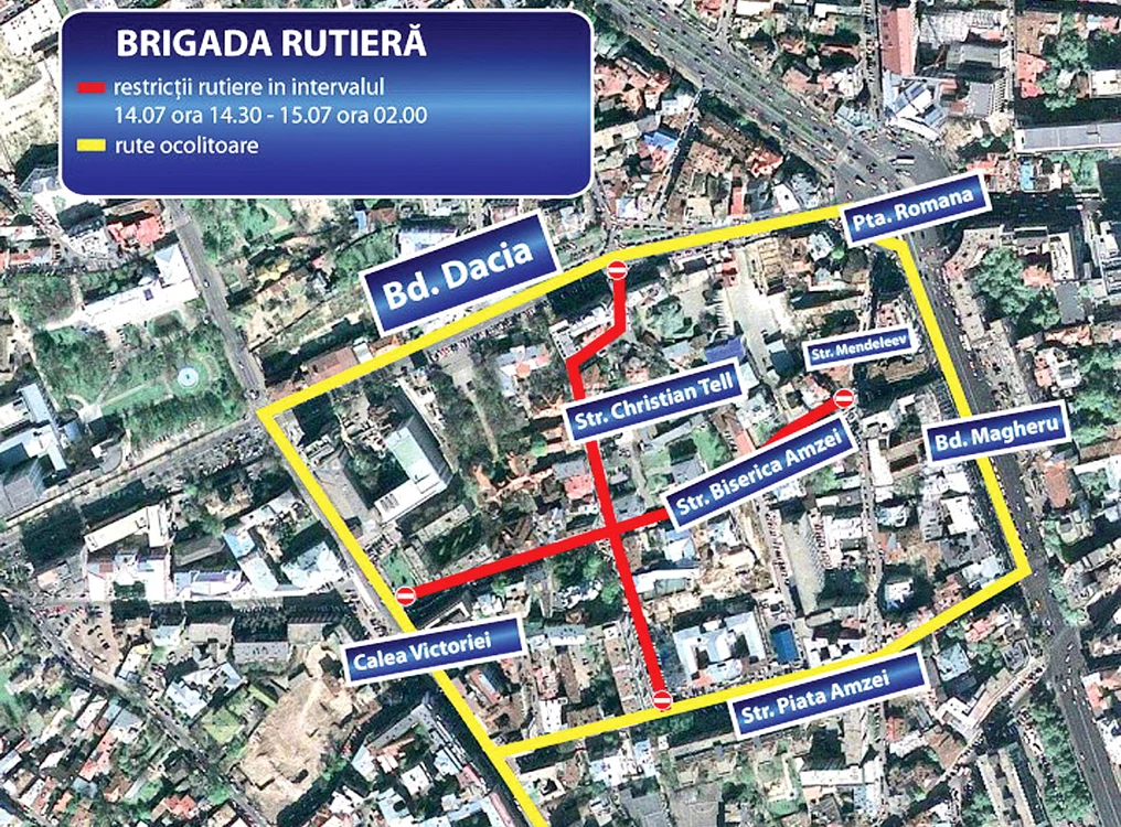 Se închide traficul şi pentru Ziua Franţei