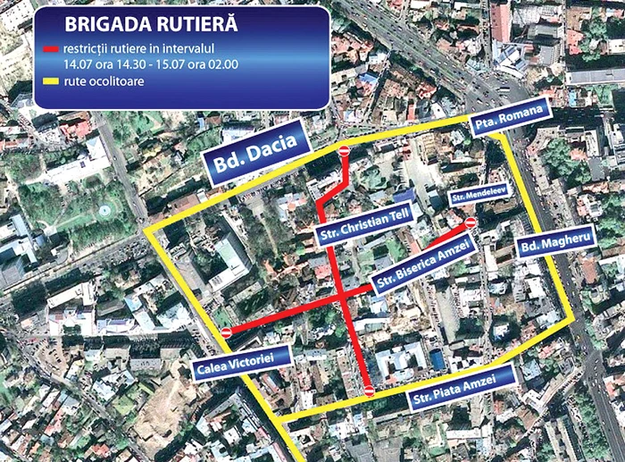 Se închide traficul şi pentru Ziua Franţei