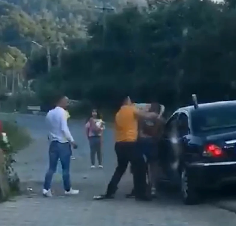 Bătaia a avut loc la Năruja FOTO: Captură video