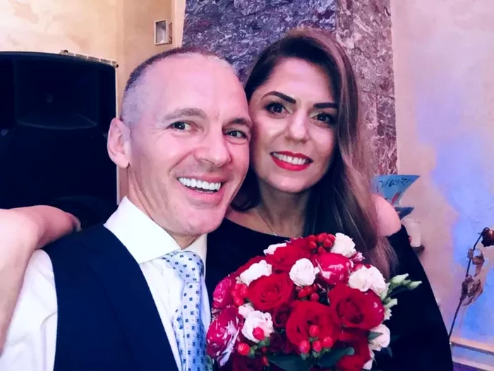 Radu Ilie și Ninuța, fost lui soție. 
