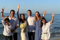 Familia Buzdugan, în formulă completă, la nunta finului Flick jpeg