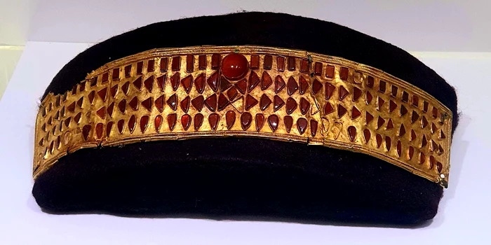 Diadema de la Gherăseni. FOTO Muzeul Județean Buzău