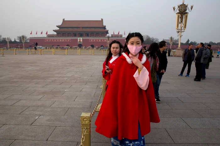 Populația e extrem de afectată de poluare (foto: AP)