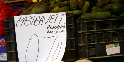 Castraveţii costă între 04 şi 0,7 lei pe kilogram