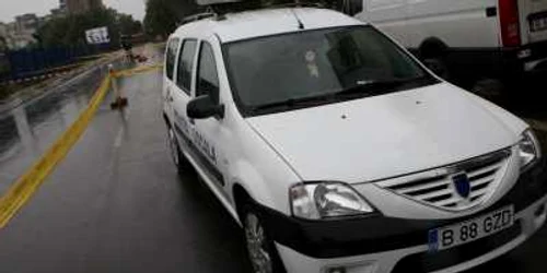 Poliţistul se afla în timpul serviciului 