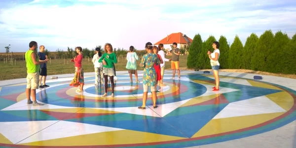Tabăra Dzog-Chen de la 23 August din judeţul Constanţa Foto Arhivă personală