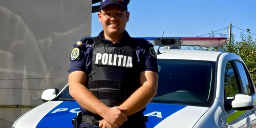 politistul Țogorean Andrei  Foto IPJ Mures jfif