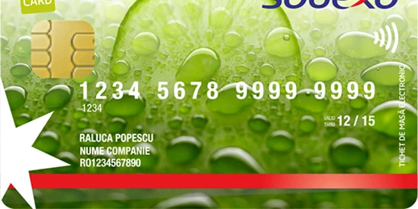 Card tichete de masa electronice Sodexo
