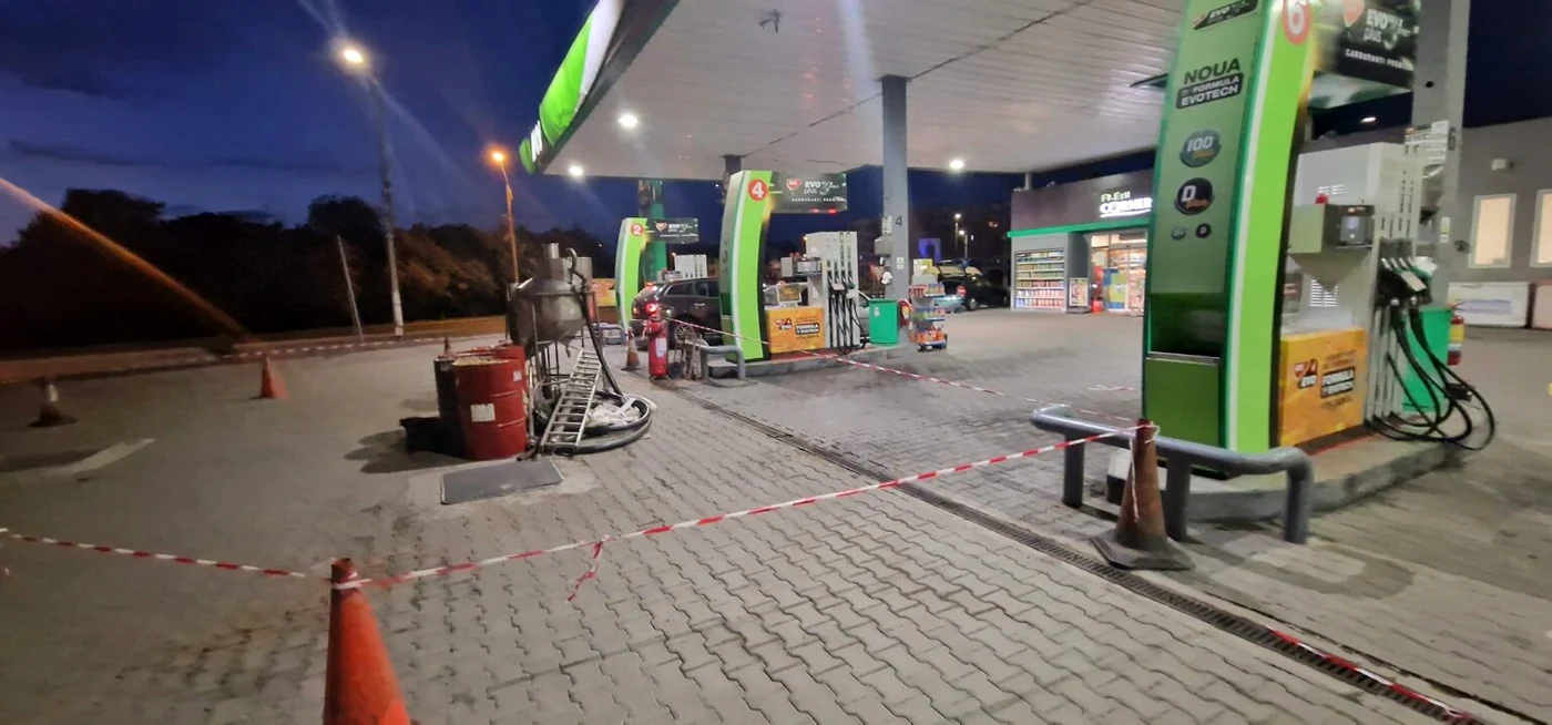 Au fost demarate verificăti la stația de carburanți FOTO Protecția Consumatorilor