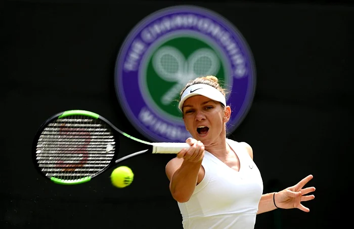Simona Halep și-a impus jocul în fața americancei Cori GauffFoto: Guliver / GettyImages