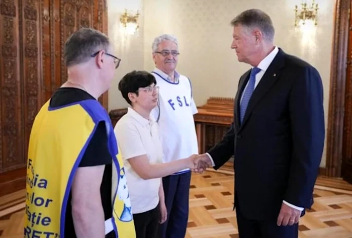 Ariana Dudună, in delegația care s-a întâlnit cu președintele Klaus Iohannis la Cotroceni