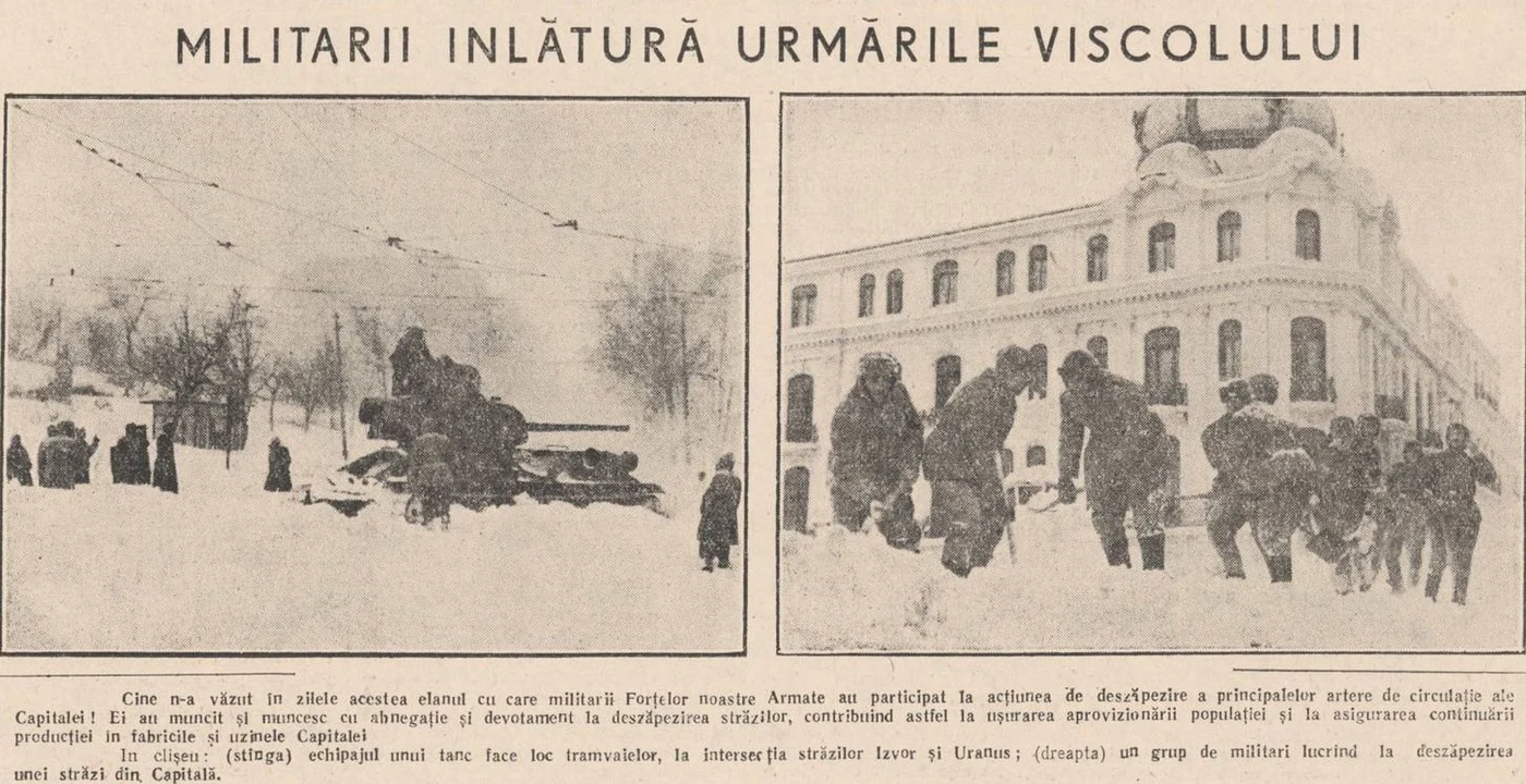 Militari mobilizați în Capitală, 1954. revista Apărarea Patriei