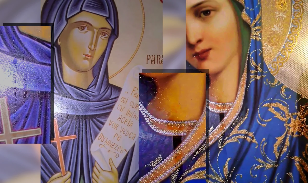 Icoanele au urme de umezeală. Captură video